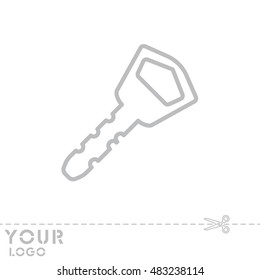 Web icon. Key