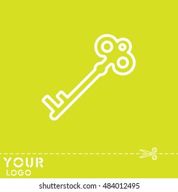 Web icon. Key
