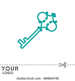 Web icon. Key