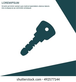 Web icon. Key