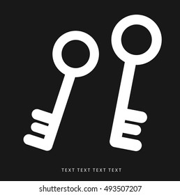 Web icon. Key