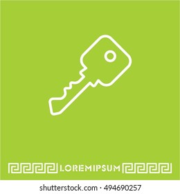 Web icon. Key