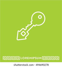 Web icon. Key