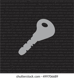 Web icon. Key