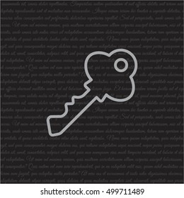 Web icon. Key