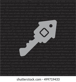 Web icon. Key