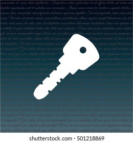 Web icon. Key