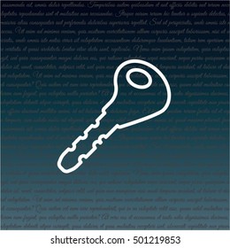 Web icon. Key