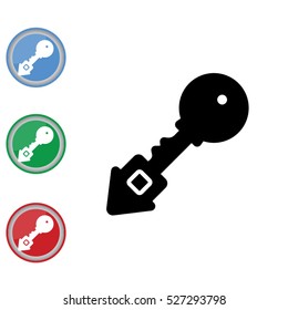 Web icon. Key