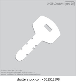 Web icon. Key