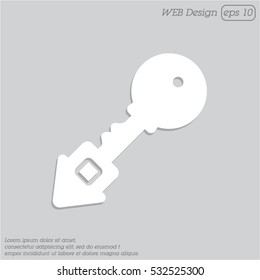 Web icon. Key