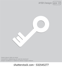 Web icon. Key