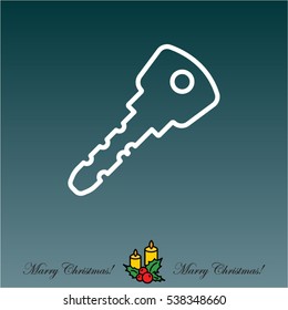 Web icon. Key