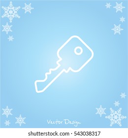 Web icon. Key