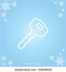 Web icon. Key