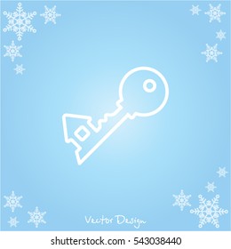 Web icon. Key