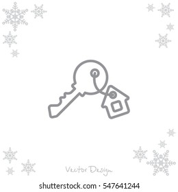 Web icon. Key