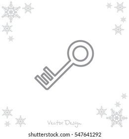 Web icon. Key