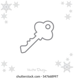 Web icon. Key