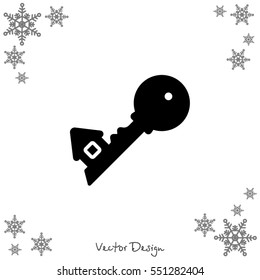 Web icon. Key