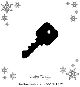Web icon. Key