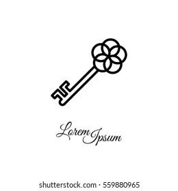 Web icon. Key