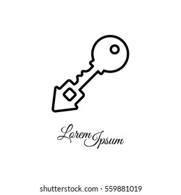 Web icon. Key