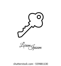Web icon. Key