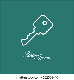 Web icon. Key