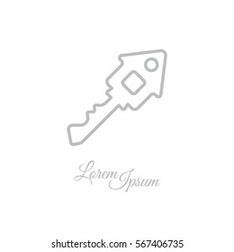 Web icon. Key