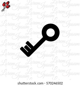 Web icon. Key
