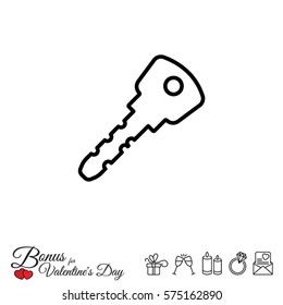 Web icon. Key