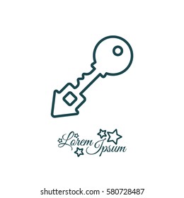 Web icon. Key