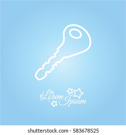 Web icon. Key