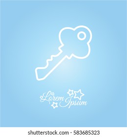 Web icon. Key