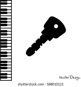 Web icon. Key