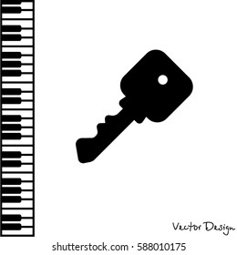Web icon. Key