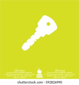 Web icon. Key