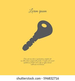 Web icon. Key