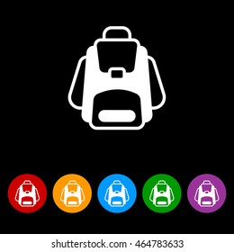Web icon. Knapsack