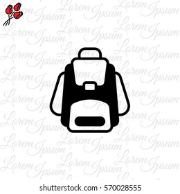 Web icon. Knapsack