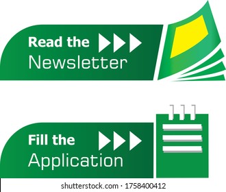 Web icon, label sticker for read more button or fill the application etc