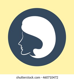 Web Icon of Lady, Women.