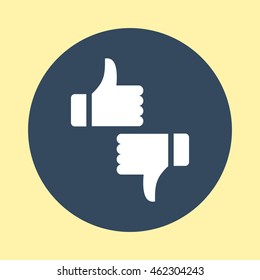 Web Icon of Like & Dislike.