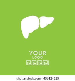Web icon. Liver