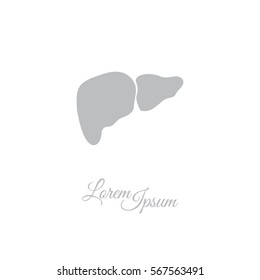 Web icon. Liver