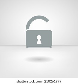 Web icon. Lock