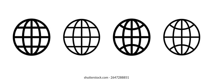 Web icon logo design. go to web sign and symbol. web click icon. Global search icon