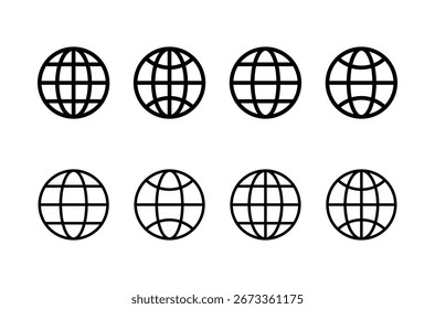 Diseño del logotipo del icono del Web. vaya a la muestra y al símbolo del Web. icono del Hacer clic del Web. Icono de búsqueda global