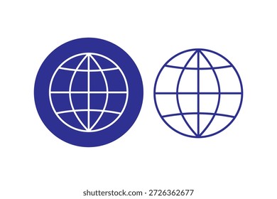 Diseño del logotipo del icono del Web. vaya a la muestra y al símbolo del Web. icono del Hacer clic del Web. Icono de búsqueda global